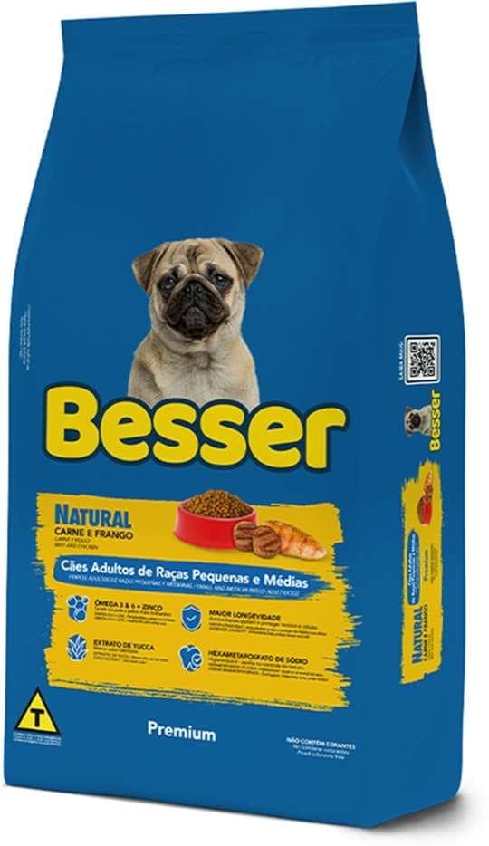 BESSER ADULTO PORTE PEQUENO E MÉDIAS 20KG