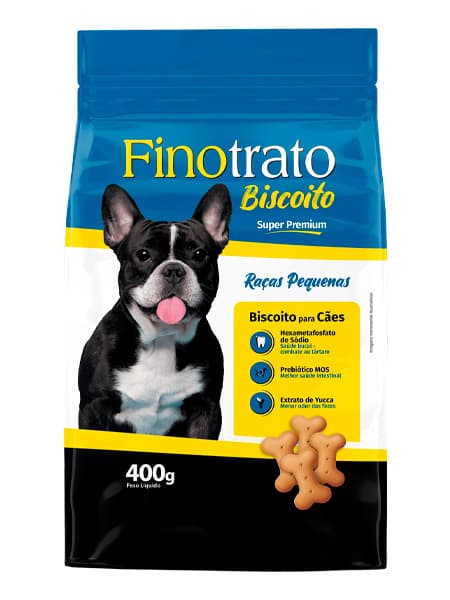 BISCOITO FINOTRATO RAÇAS PEQUENAS 400G