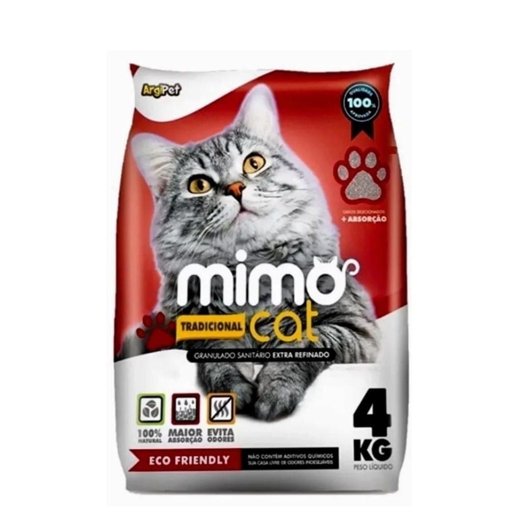 AREIA GRANULADO MIMOCAT TRADICIONAL 4KG