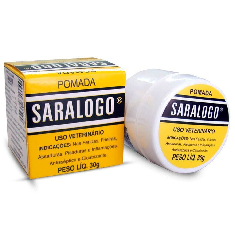 POMADA SARALOGO ANTISSÉPICA E CICATRIZANTE