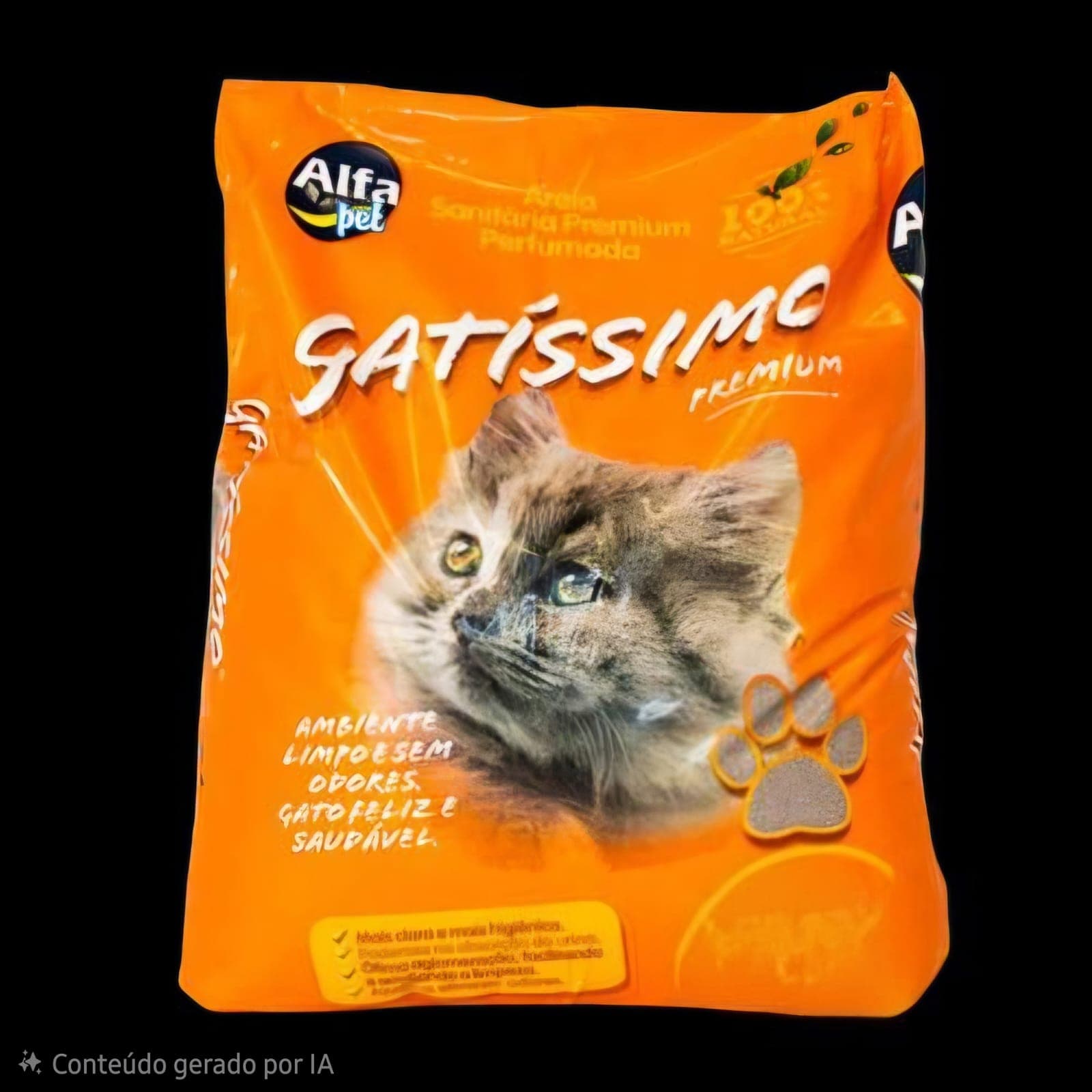 AREIA HIGIÊNICA GATÍSSIMO 4KG